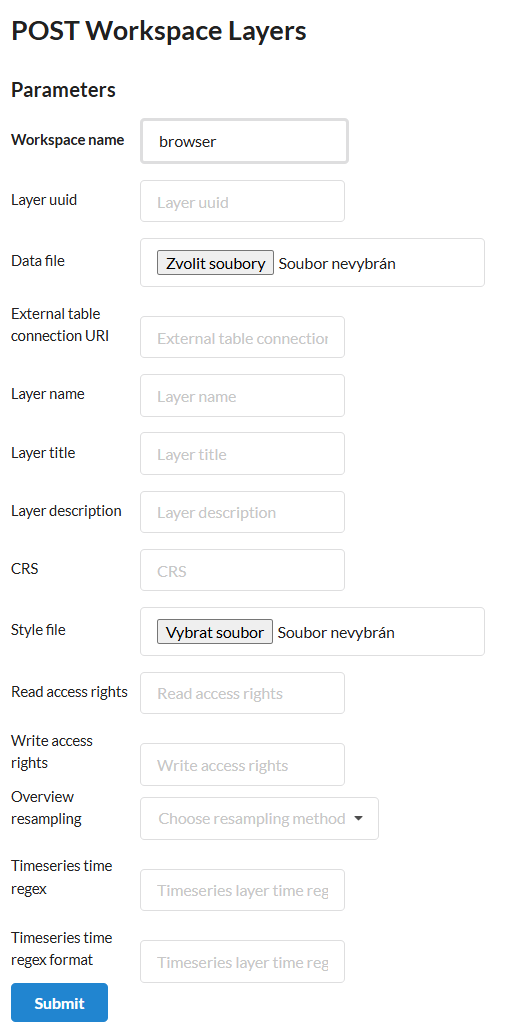 Layman API screenshot 2